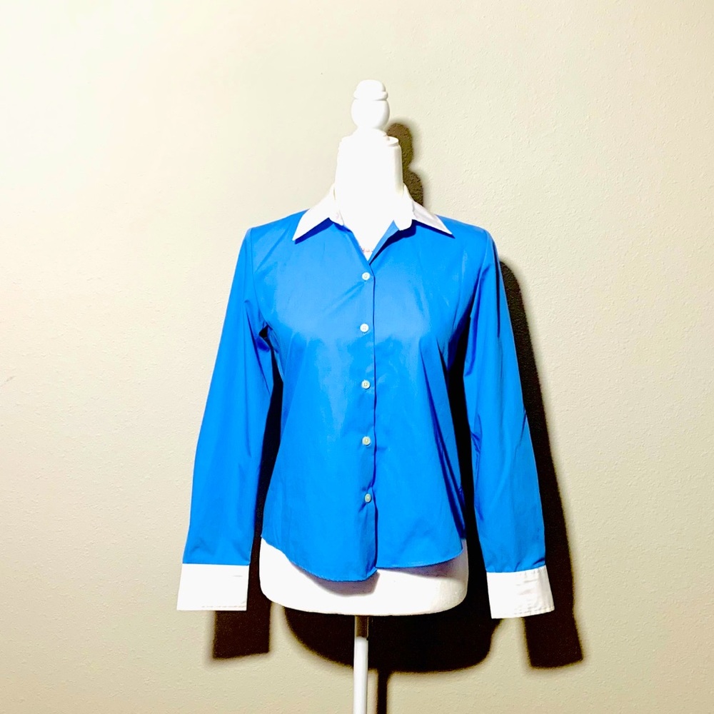 Charter Club Womens Petite Long-Sleeve Shirt NWOT